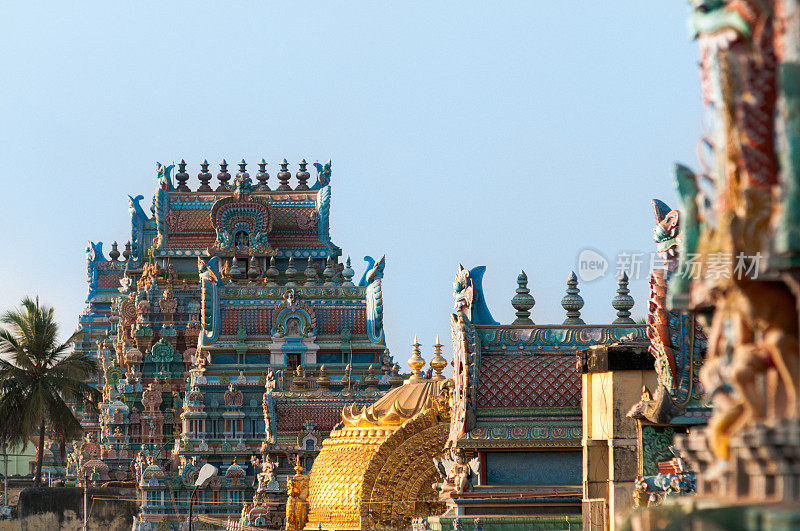 Sri Ranganathaswamy寺庙，泰米尔纳德邦，印度。